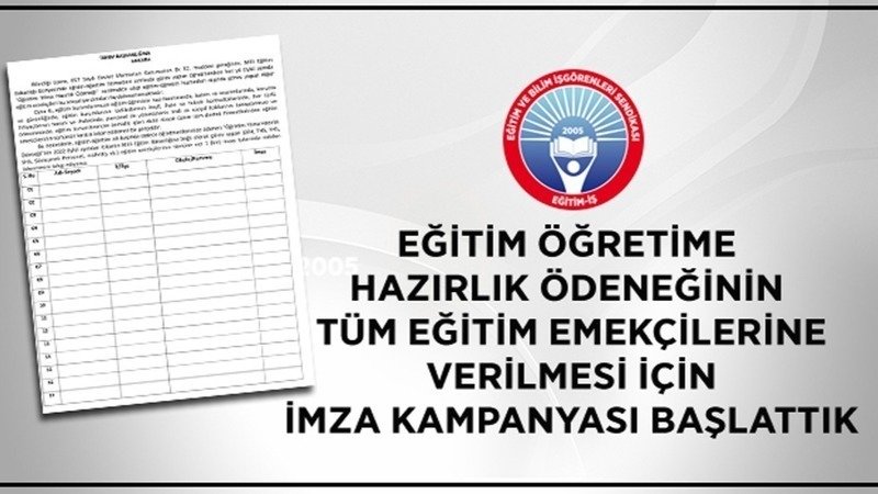 İMZA KAMPANYASINA DESTEK VERMEK İÇİN